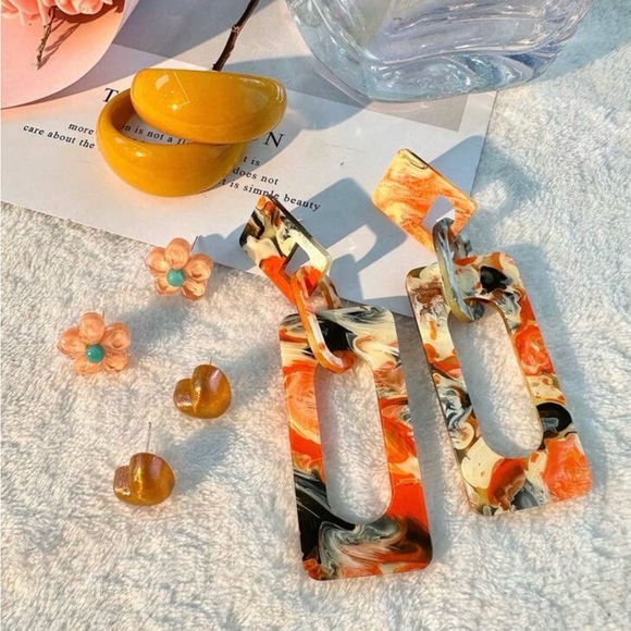 Multicolor Earrings Set - Picture 2 of 2